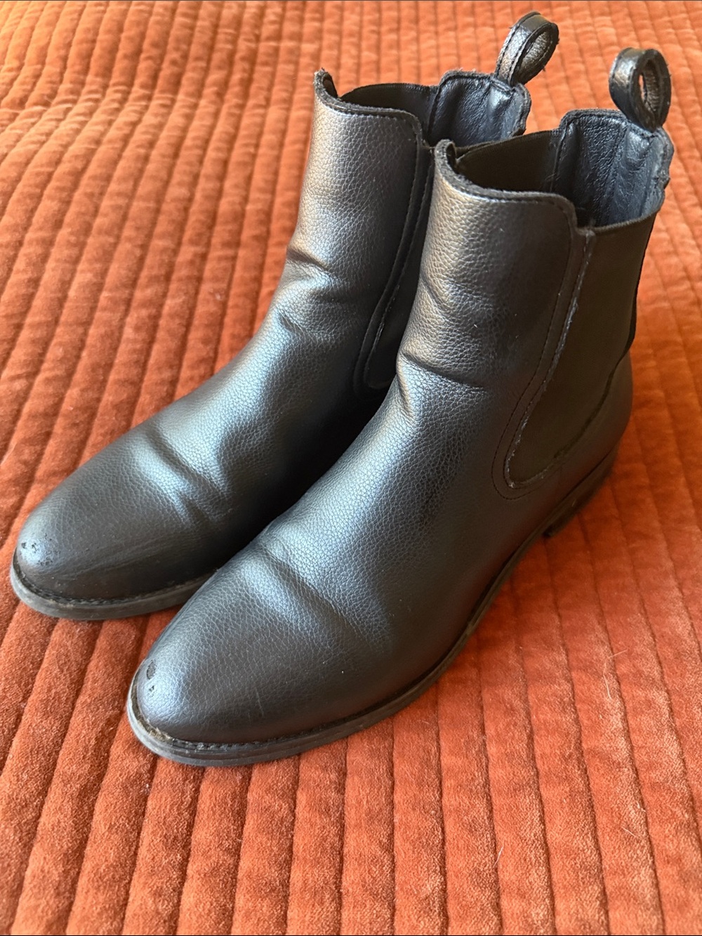 THURSDAY BOOT CO. Women’s Black Vegan Leather Chelsea Boots